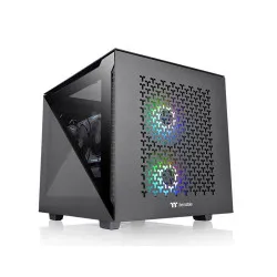 Thermaltake Divider 200 TG Air Black Edition Micro-ATX Tempered Glass