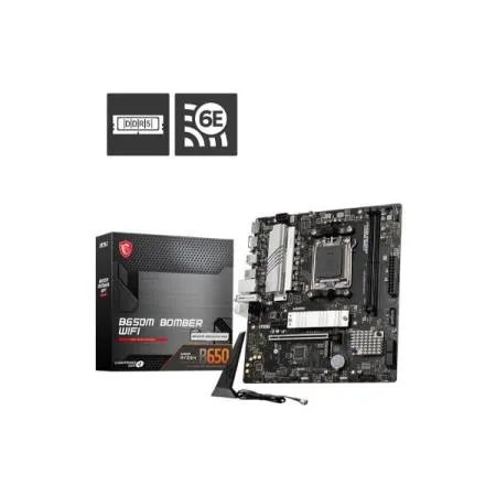 Msi B650M Bomber WiFi AM5 Micro-ATX Motherboard