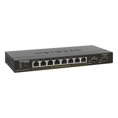 NETGEAR GS310TP 8-Port Gigabit Ethernet PoE+ Network Hub