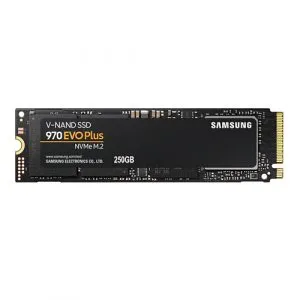 SAMSUNG 970 EVO Plus SSD 250GB - M.2 NVMe Interface Internal Solid State Drive with V-NAND Technology (MZ-V7S250B/AM)