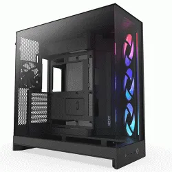 NZXT H9 Flow RGB ATX Mid Tower Cabinet Black (CM-H92FB-R1)
