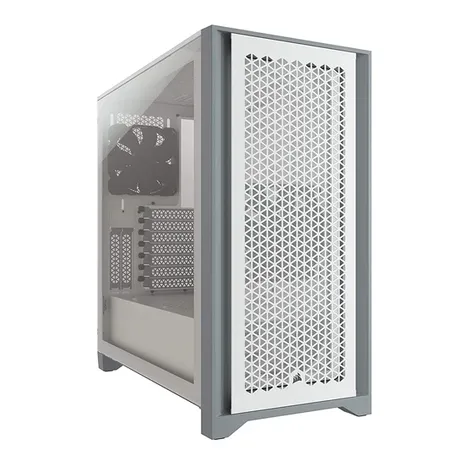 CORSAIR 4000D AIRFLOW White ATX Mid-Tower Cabinet with two 120mm AirGuide fans
