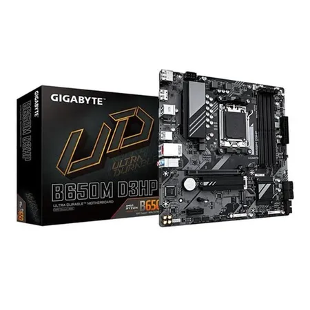 GIGABYTE B650M D3HP PCIe 4.0 Ultra Durable AMD AM5 DDR5 Micro-ATX Motherboard