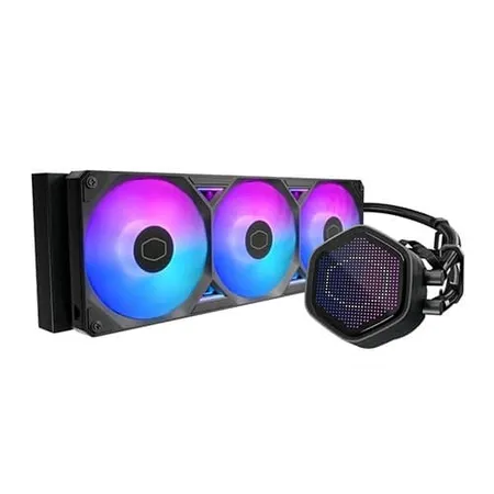 COOLER MASTER Master Liquid Atmos II Pixel 240mm ARGB CPU Liquid Cooler ( Black ) ( With LCD Display ) [ Atmos 2 Pixel ]
