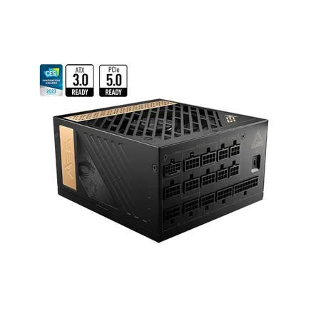 MSI MEG Ai1300P PCIE5 1300W 80+ Platinum Fully Mod...