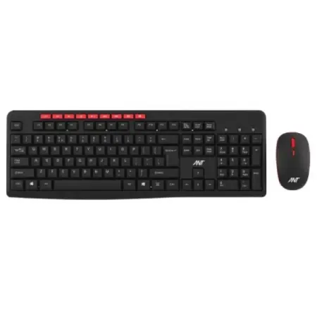 Ant Esports ANT WK200 Nano Wireless Membrane keyboard Combo Black