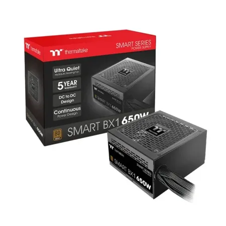 THERMALTAKE SMART BX1 650W 80 PLUS BRONZE NON MODULAR SMPS PS-SPD-0650NNSABD-1
