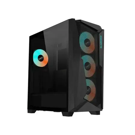 GIGABYTE C301 Glass ARGB EATX Mid Tower Cabinet (Black)