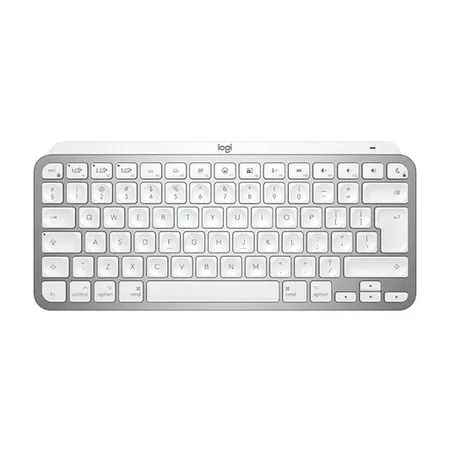 Logitech MX Keys Mini for Mac Minimalist Wireless Illuminated Keyboard - Pale Gray