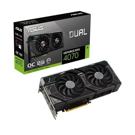 ASUS Dual GeForce RTX 4070 OC Edition 12GB GDDR6X Graphic Card DUAL-RTX4070-O12G