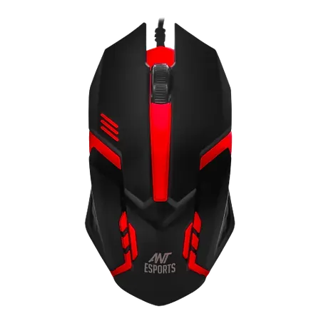ANT ESPORTS GM45 Wired Ergonomic Gaming Mouse ( GM45 ) ( 3600DPI / 3 Macro Buttons ) ( Black )