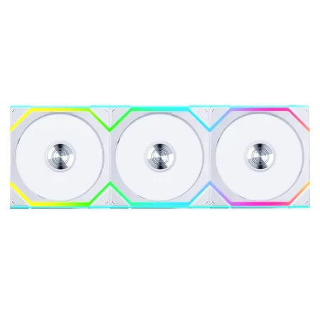Lian Li Uni Fan SL Wireless 120 Reverse Blade 120mm Case Fan Triple Pack - White
