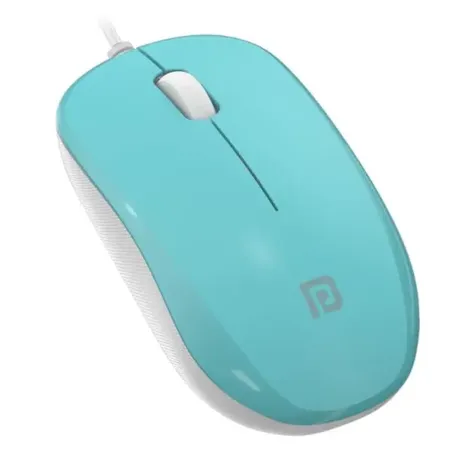 Portronics Toad 102 Wired Mouse with 3 Buttons, Clickable Scroll Wheel, High-Precision 1200 DPI Optical Sensor, 1.5m Long Cable, Ergonomic Ambidextrous Design for PC & Laptop (Blue)