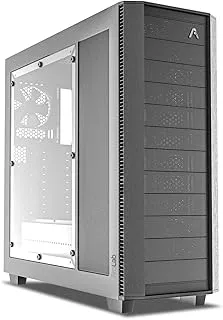 Prolab Design AI888 Workstation Computer Case|Super Tower Cabinet|12 Hard Drives Supported|HPTX,ATX,Micro-ATX, Mini-ITX|Up to 480mm Liquid Cooler|Up to 20x120mm FAN|10+2 Expansion Slots|Type-C (Black)