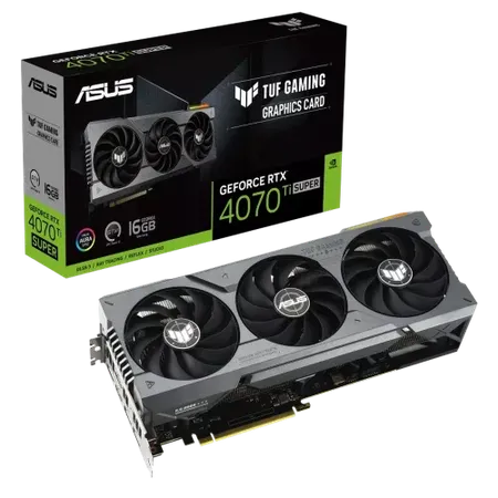 ASUS TUF Gaming GeForce RTX 4070 Ti SUPER 16GB GDDR6X OC Edition Graphic Card TUF-RTX4070TIS-O16G