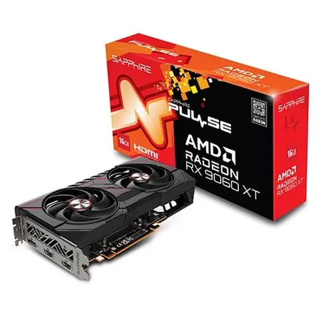 Sapphire Pulse RX 9060 XT OC 16GB GDDR6 Graphics Card