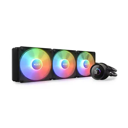NZXT Kraken Elite RGB 360mm CPU Liquid Cooler (with LCD Display) (Black)