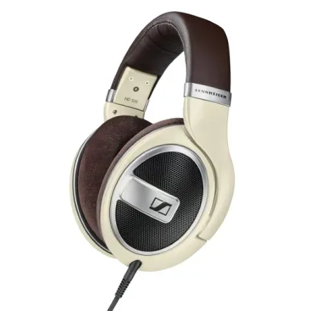 Sennheiser HD 599 Open‑Back Audiophile Headphones, German-Irish Craftsmanship, Wide Soundstage, Detachable Cables, Ergonomic acoustic refinement design, Comfort-Fit for Gaming, 2‑Year Warranty