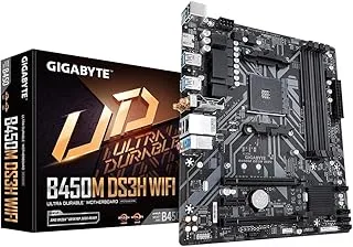 Gigabyte B450M DS3H WiFi (AM4/ AMD B450/ SATA 6GB/s/USB 3.1/ HDMI/WiFi/Bluetooth/AMD Motherboard)