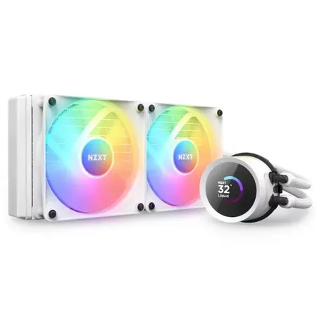 NZXT Kraken 240 RGB 240mm LCD AIO Liquid Cooler Black (RL-KR240-B1)