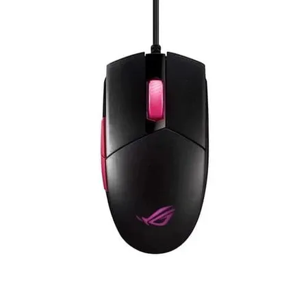 ASUS ROG Strix Impact II Electro Punk Wired Ambidextrous Gaming Mouse ( ROG-STRIX-IMPACT-II-ELECTRO-PUNK ) ( 6200DPI / 5 Macro Buttons ) ( Black )