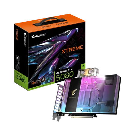 GIGABYTE Aorus Geforce RTX 5080 Xtreme WaterForce 16GB NVIDIA Graphic Card