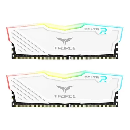 TEAMGROUP T-Force Delta RGB 32GB ( 16GB x 2 ) 3200MHz DDR4 RAM ( White ) ( CL16 )
