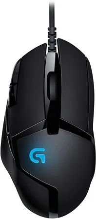 Logitech G402 Hyperion Fury Wired Fusion Engine Sensor Gaming Mouse with Adjustable DPI Up to 4000 and 8 Programmable Buttons