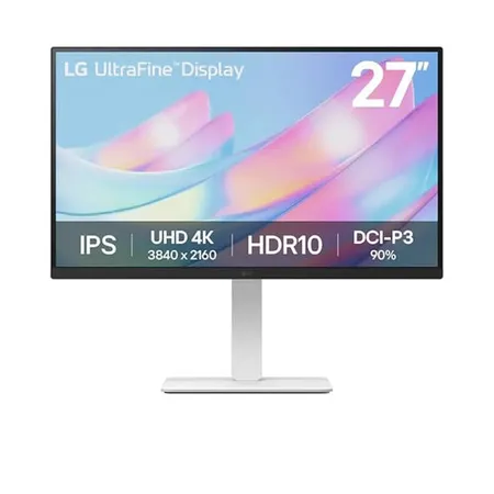 LG 27US550-W 27" 60Hz 5ms 4K UHD IPS Monitor with HDR10 Adjustable Stand