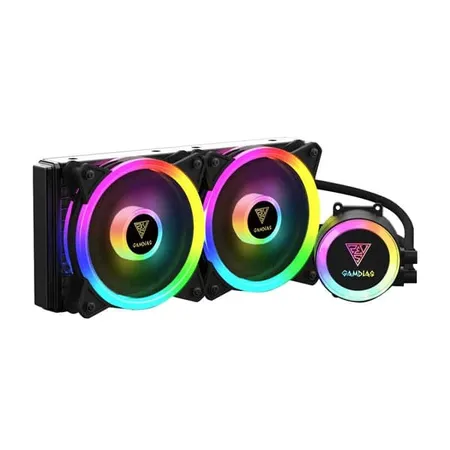 GAMDIAS Chione M2-240 Lite ARGB 240mm CPU Liquid Cooler (Black)