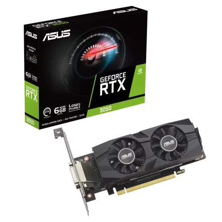ASUS GeForce RTX 3050 LP BRK OC Edition 6GB GDDR6 (RTX3050-O6G-LP-BRK)