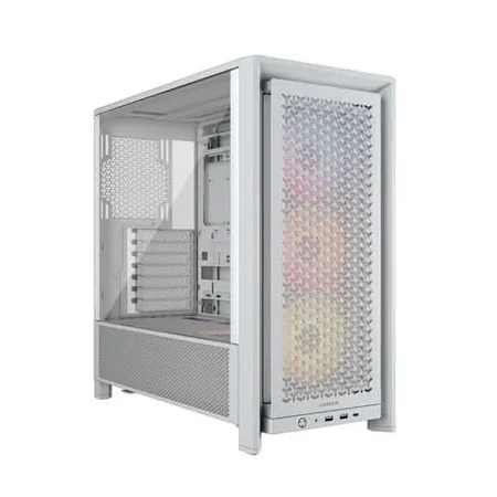 CORSAIR FRAME 4000D RS ARGB Modular High Airflow Mid-Tower PC Case-White
