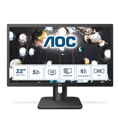 AOC 22E1Q 21.5 Inch 75Hz VA Panel Gaming Monitor