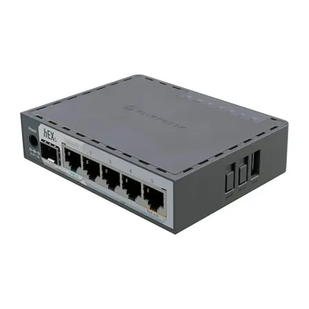 MikroTik hEX S E60iUGS Wired Router Dual-Core CPU 512MB RAM 5x Gigabit Ethernet 2.5G SFP