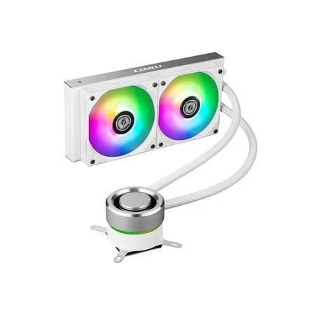LIAN LI Galahad 240 ARGB 240mm CPU Liquid Cooler With Uni Fan SL Edition (White)