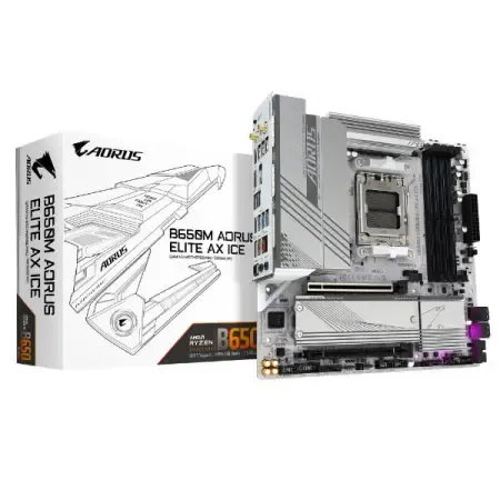 Gigabyte B650M Aorus Elite AX ICE Motherboard
