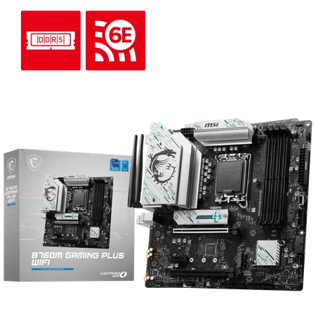 MSI B760M Gaming Plus WiFi Motherboard...
