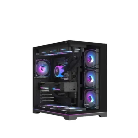 Ant Esports Crystal X7 Pro Max Mid Tower ATX Cabinet Black (AESP0387)