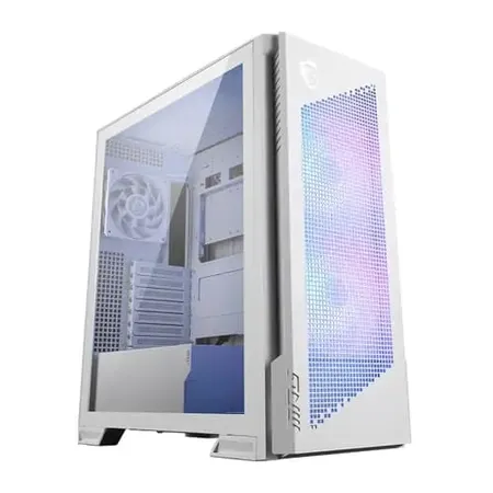 MSI MPG Velox 300R Airflow PZ Mid Tower Gaming PC Case - White