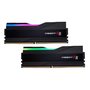 GSKILL TRIDENT Z5 RGB (INTEL XMP) 32GB (2 X 16GB) SDRAM DDR5-6000 CL30-40-40-96 1.35V DUAL CHANNEL DESKTOP MEMORY/RAM F5-6000J3040F16GX2-TZ5RK (BLACK)