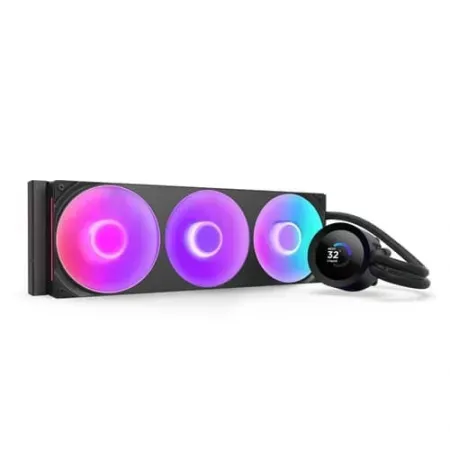 NZXT Kraken Plus 360 RGB 360mm AIO Liquid Cooler - Black