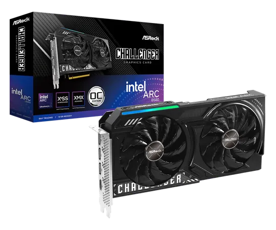 ASROCK INTEL ARC B580 CHALLENGER 12GB OC GRAPHIC CARD