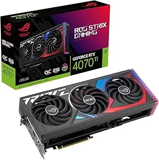 ASUS ROG Strix NVIDIA GeForce RTX™ 4070 Ti OC Edition Gaming Graphics Card (PCIe 4.0, 12GB GDDR6X, HDMI 2.1a, DisplayPort 1.4a)