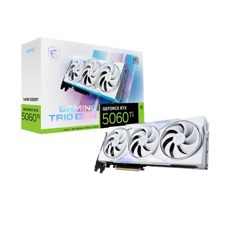 MSI GeForce RTX 5060 Ti Gaming Trio OC White 16GB Nvidia Graphic Card