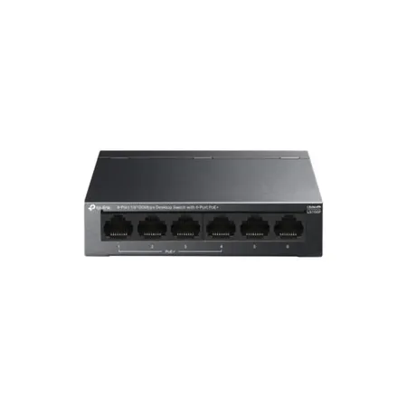 TP-Link LS106P 6-Port 10/100Mbps Desktop Switch with 4 PoE+ Ports