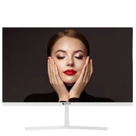 Coconut 24 Inch LED Frameless Ultra slim HD Monitor, 75Hz Refresh Rate, 1080p – White