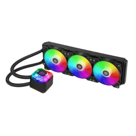 SILVERSTONE Ice Gem 360 ARGB 360mm CPU Liquid Cooler (Black)