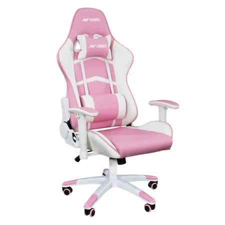 ANT ESPORTS 9077 Ergonomic Gaming Chair ( White / Pink )