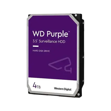 Western Digital 4TB WD Purple SATA Interface, Transfer Rate Up to 175MB/s, 256MB Cache, Surveillance Hard Drive