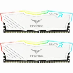 TeamGroup T-Force Delta RGB 32GB (2x16GB) DDR5 White (FF4D532G6400HC40BDC01)